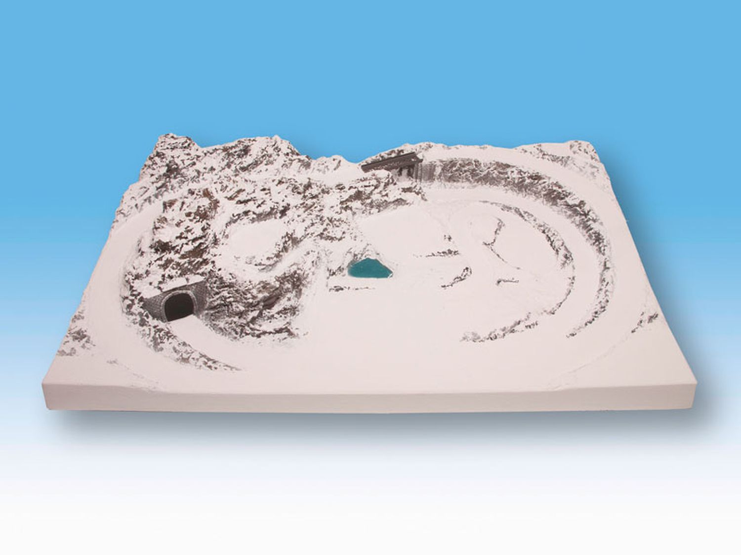 Miniatures : Noch 80120 - Extension de Plateau Drehscheibe 1:87, 100 x  140 cm