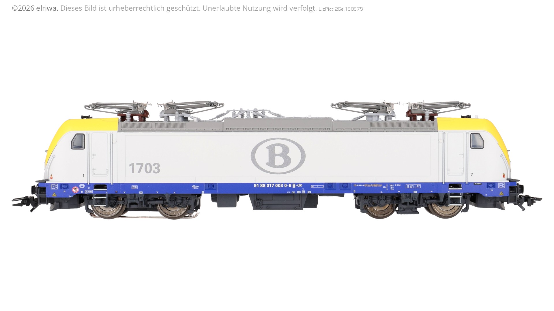 Märklin 36646 - E-Lok Rh 17, 1703, SNCB, Ep.VI, MFX-Sound