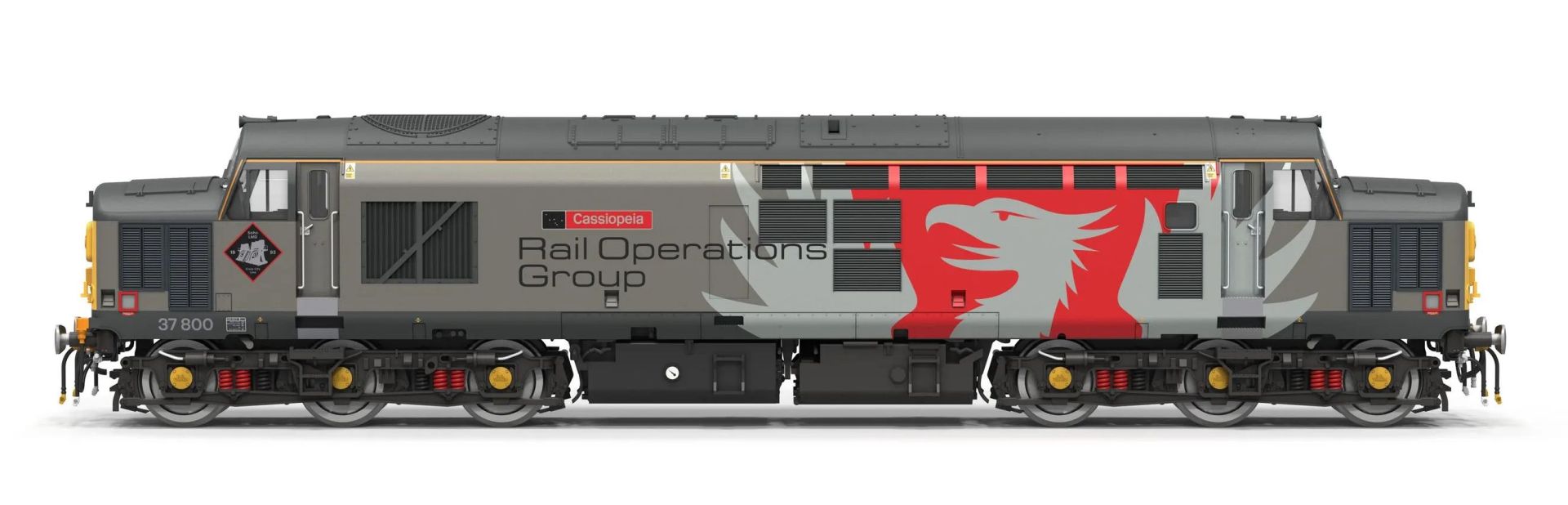 Diesellok Class 37, 37800, 'Cassiopeia', Rail Operations Group (ROG), Ep.VI