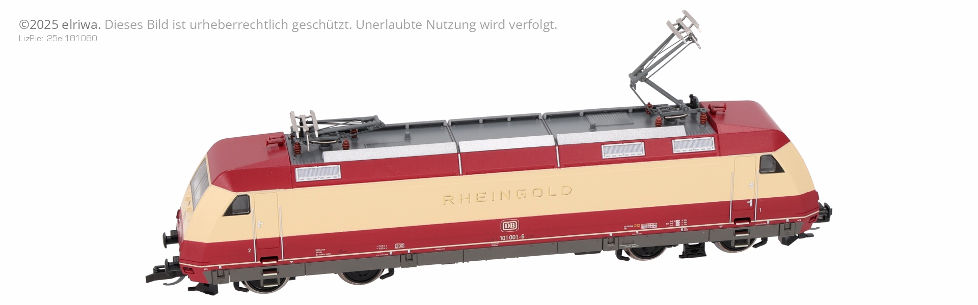 Tillig 502430 - E-Lok 101 001-6 'Rheingold', DB-Museum Koblenz, Ep.VI