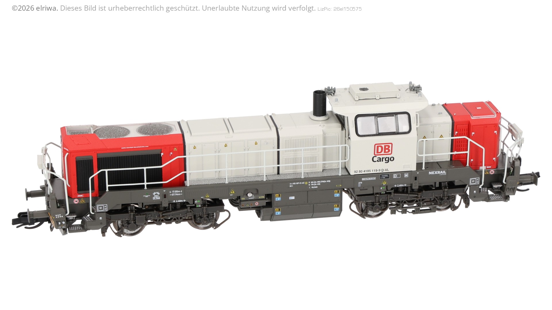 Arnold HN9073S - Diesellok Vossloh DE 18, DB-Cargo, Ep.VI, DC-Sound