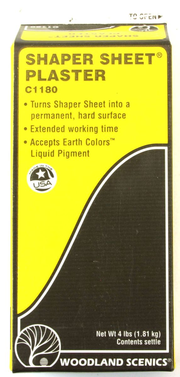 Woodland WC1180 - Gips für Formungsblatt, ca. 1,8 kg