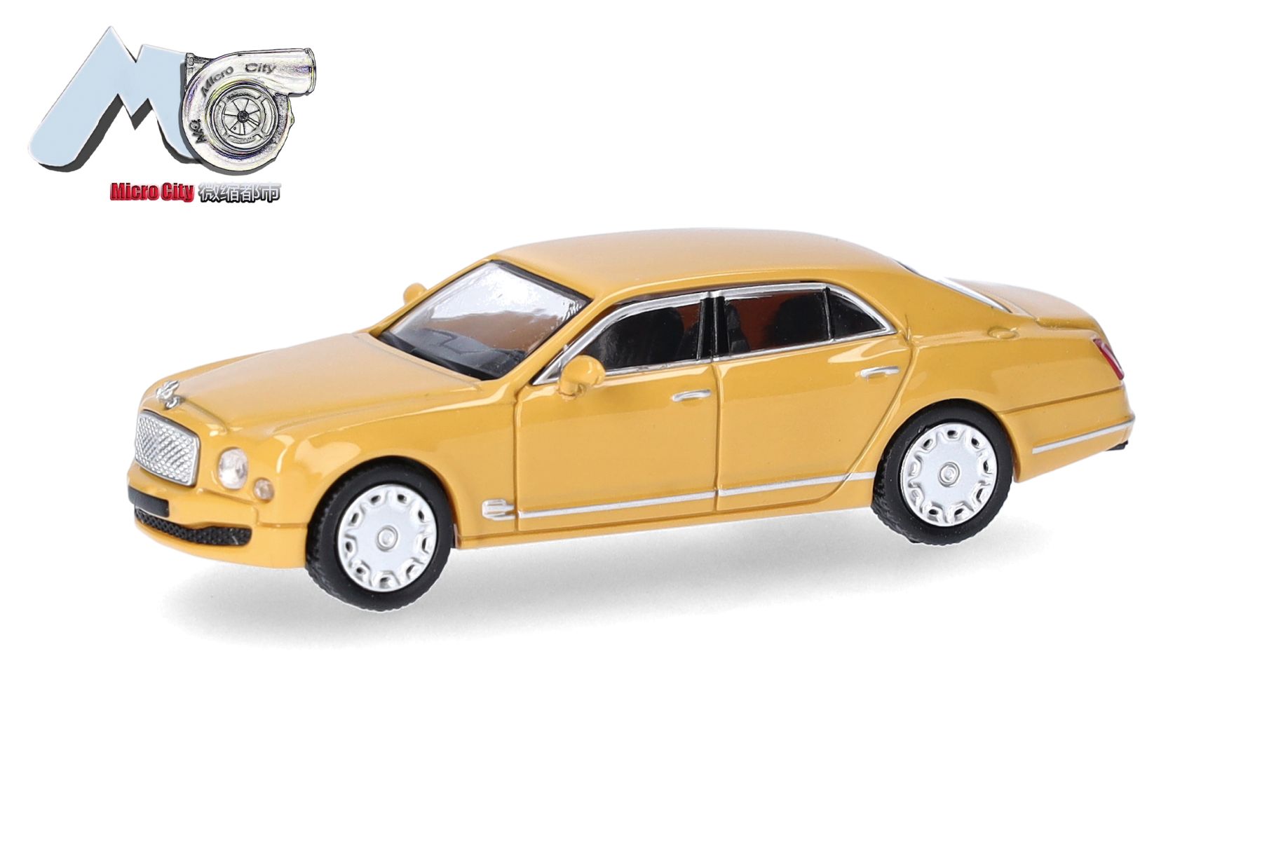 Herpa 87MC000150 - MicroCity: Bentley Mulsanne, gelb