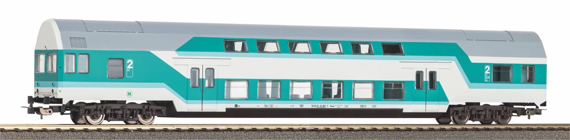 Piko 53109 - Doppelstock-Steuerwagen DBmq 776, DR, Ep.V