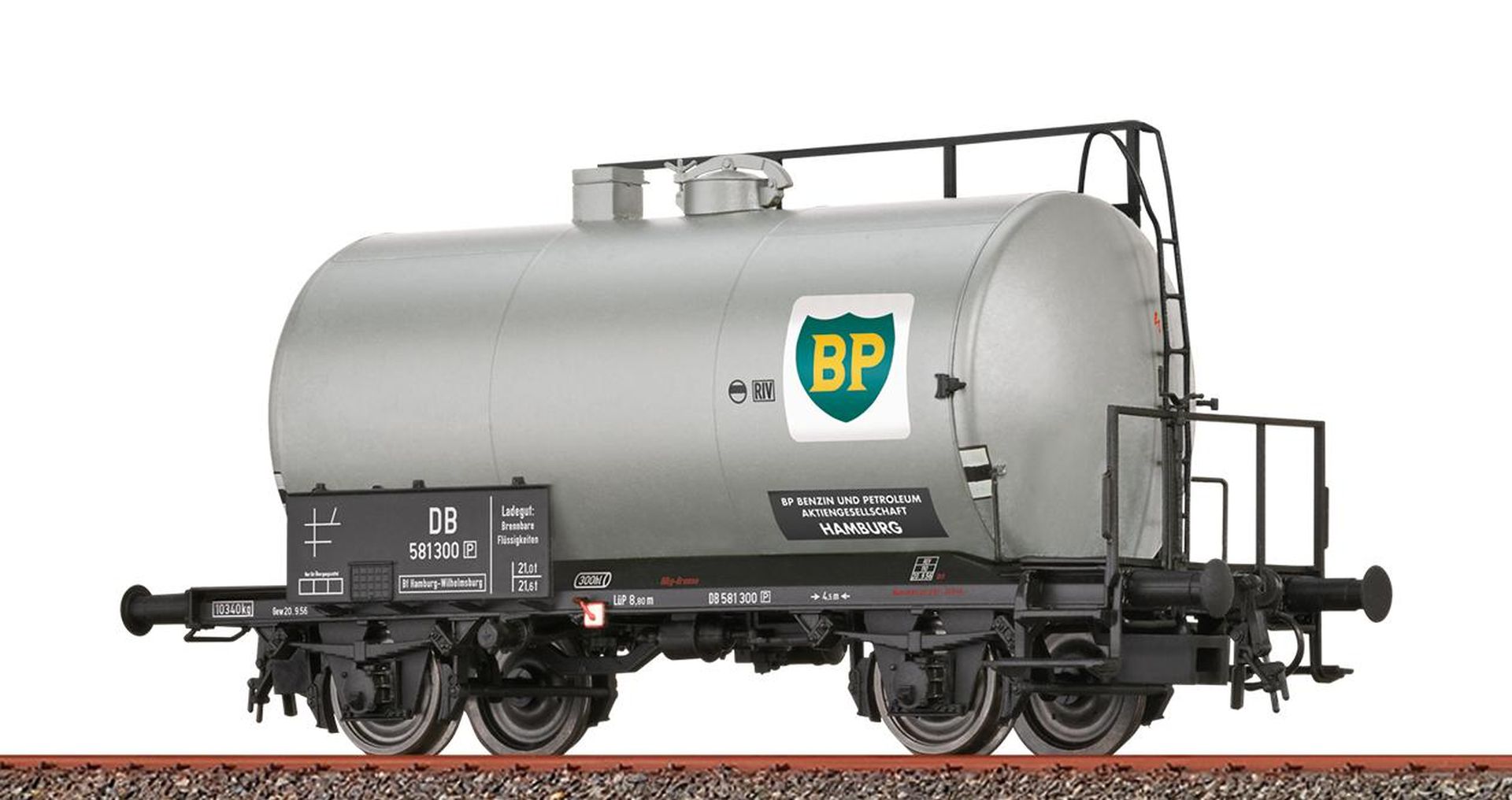 Brawa 51159 - Leichtbaukesselwagen Uerdingen Z [P] 'BP', DB, Ep.III