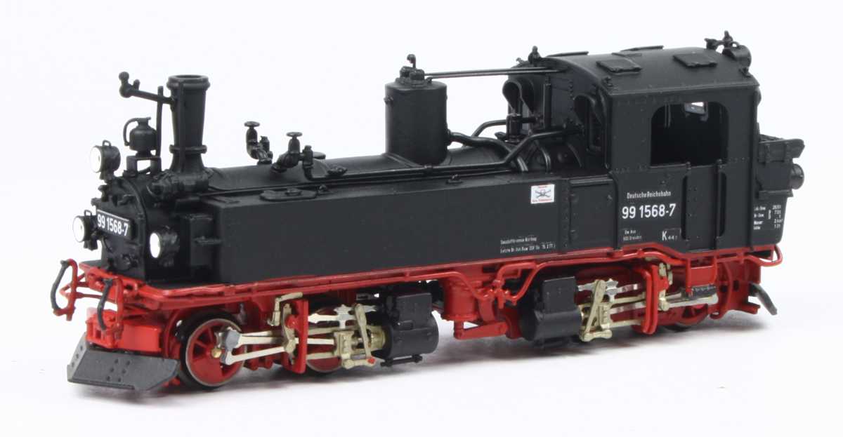 Bemo 1016828 - Dampflok sächsische IV-K, 99 1568-7, DR, Ep.IV