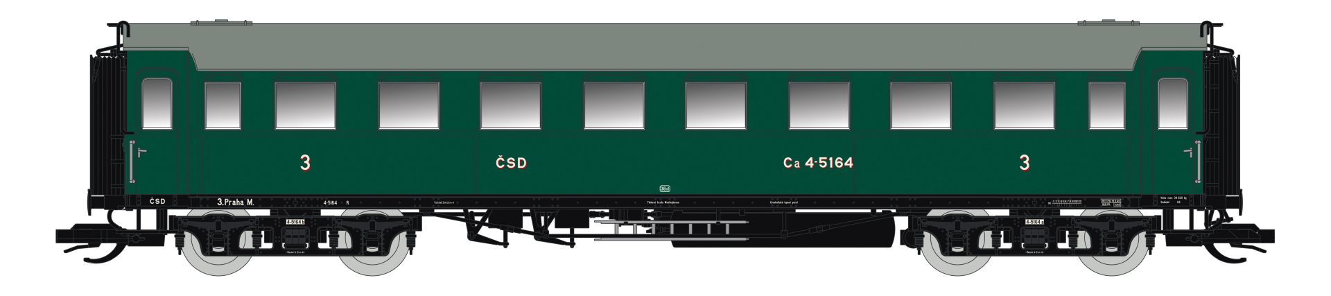 Saxonia 120189 - Personenwagen C4Ü Sa 07, CSD, Ep.III