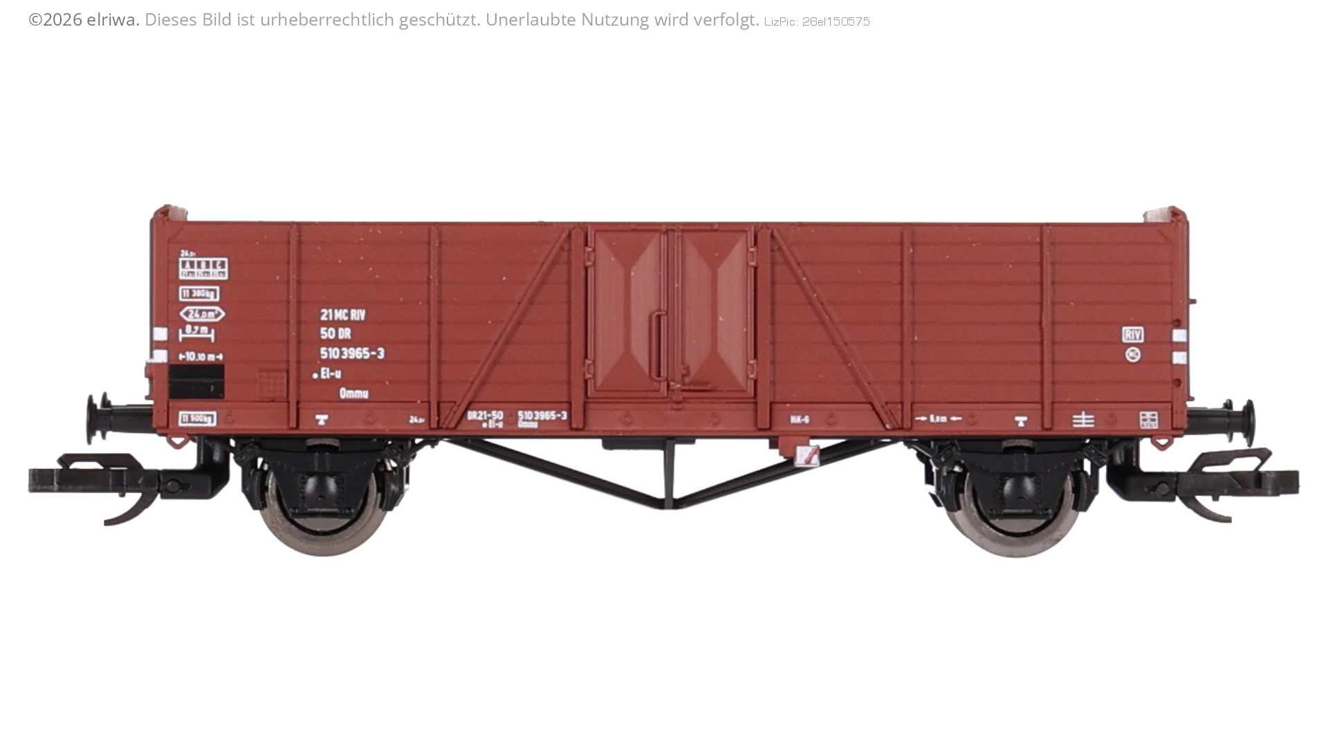Hädl 25110-2 - Offener Güterwagen El-u, DR, Ep.IV