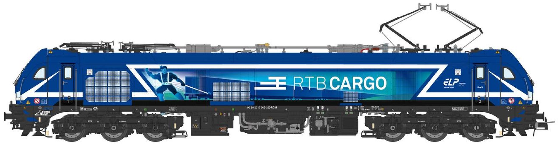 Sudexpress N0193050 - Stadler Dual-Mode Euro 9000, 2019 305-2, RTB-Cargo, Ep.VI, DC-Sound