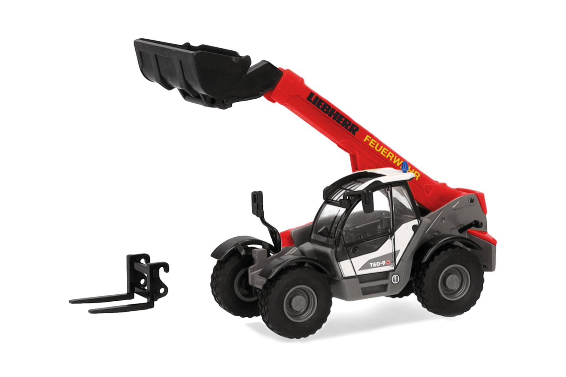Herpa 098700 - Liebherr Teleskoplader T60-9S "Feuerwehr"