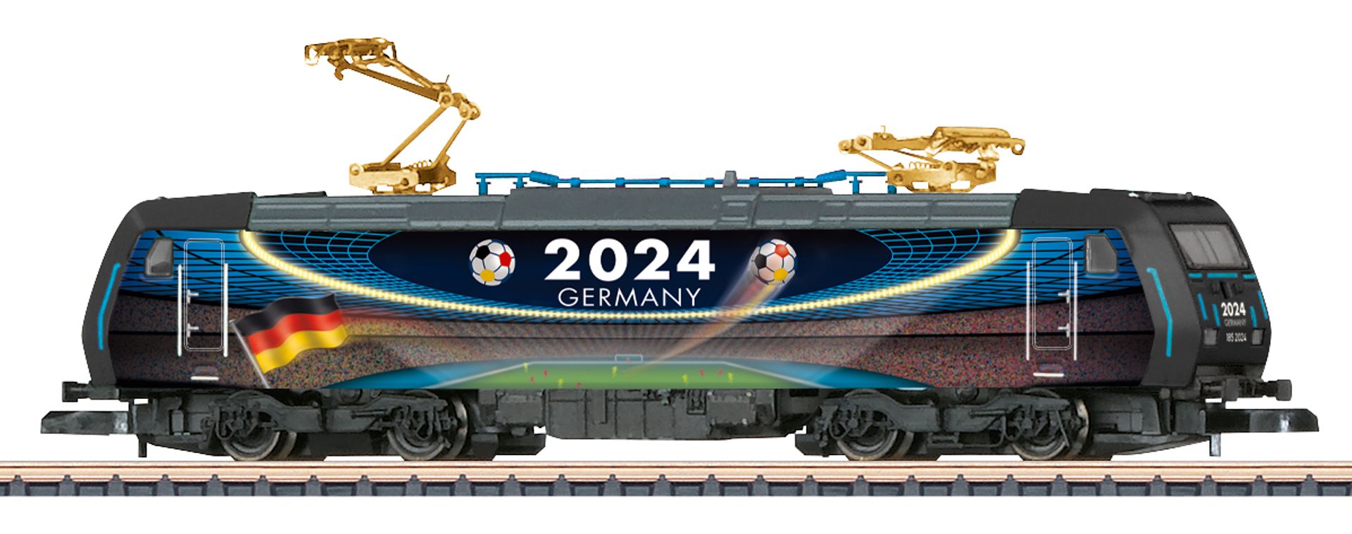 Märklin 88488 - E-Lok BR 185 Fußball Lok 'GERMANY 2024'