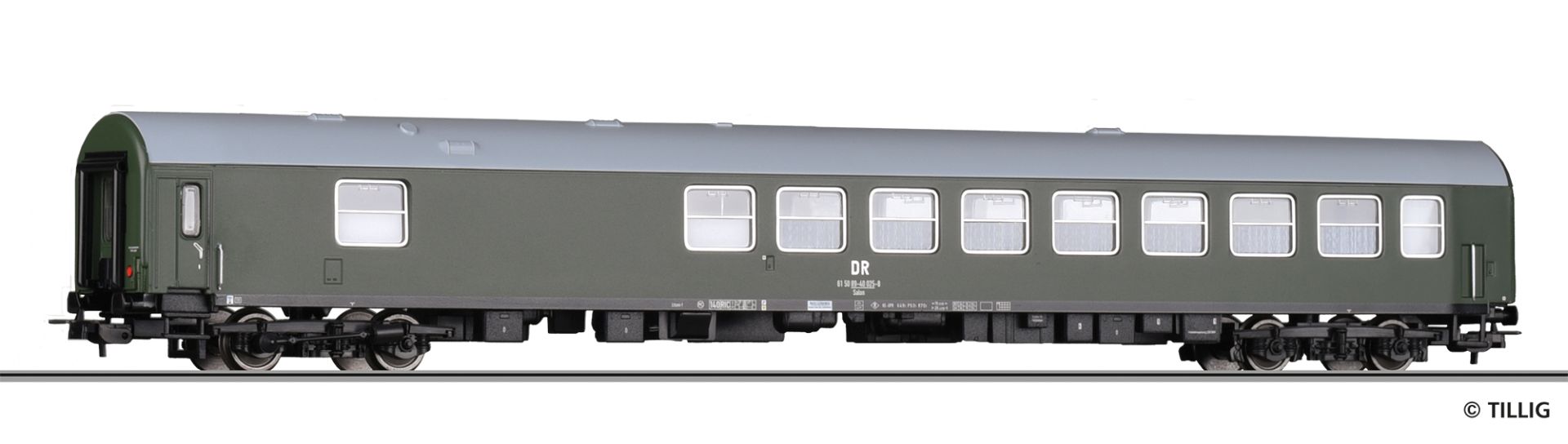 Tillig 74976 - Salon-Speisewagen WRm, DR, Ep.IV