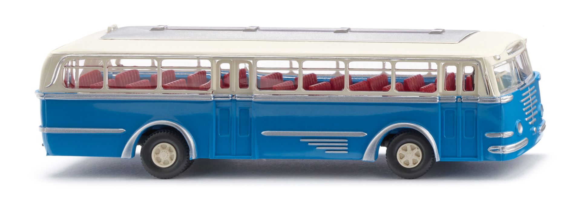 Wiking 072003 - Büssing Trambus - himmelblau/hellelfenbein