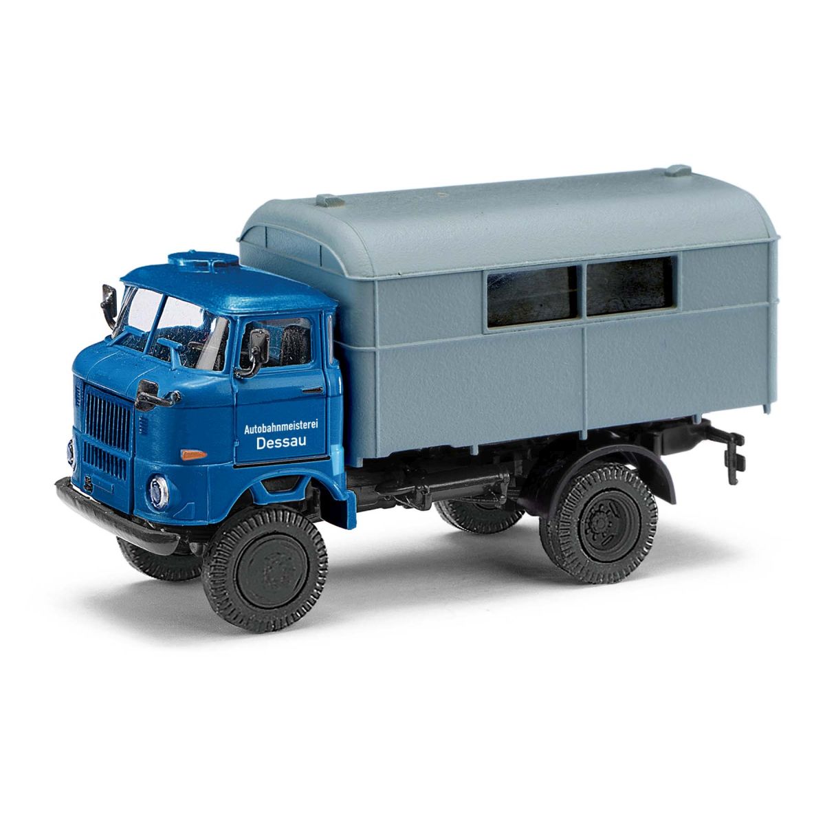Busch 95407 - IFA W50 LA mit Koffer Autobahnmeisterei Dessau, Bj. 1973