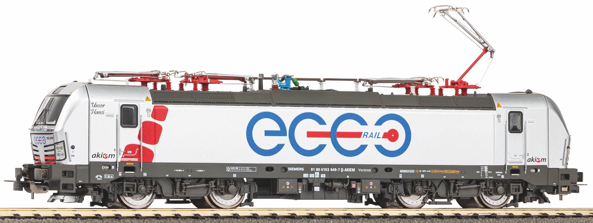 Piko 21674 - E-Lok BR 193, ecco-rail, Ep.VI, AC-Sound Piko 21674 - E-Lok BR 193, ecco-rail, Ep.VI, AC-Sound