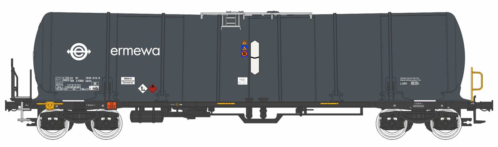 igra 96200015 - Kesselwagen Zacns 98, Ermewa, Ep.VI igra 96200015 - Kesselwagen Zacns 98, Ermewa, Ep.VI