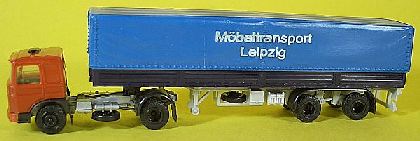 Schirmer 10160 - Pritschenauflieger, Möbeltransport Leipzig