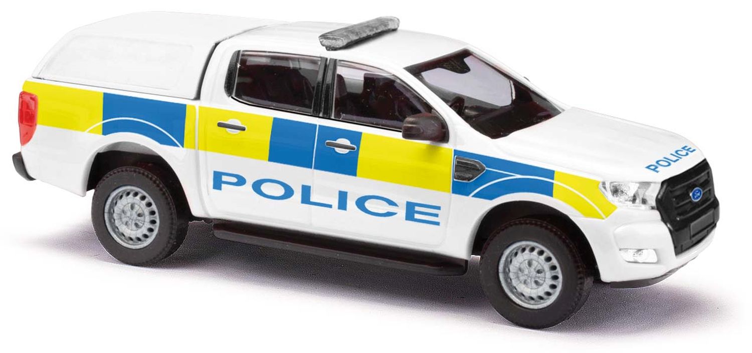 Busch 52827 - Ford Ranger mit Hardtop Police Großbritannien, Baujahr 2016