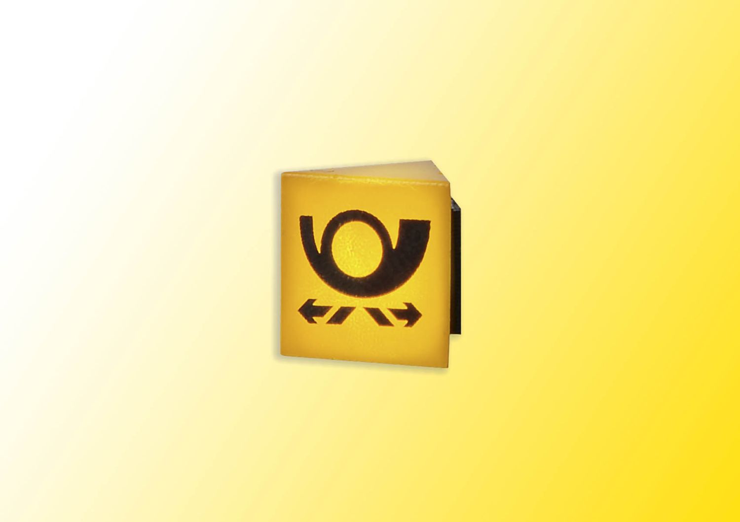 Viessmann 1371 (5070) - Reklameschild POST mit LED-Beleuchtung