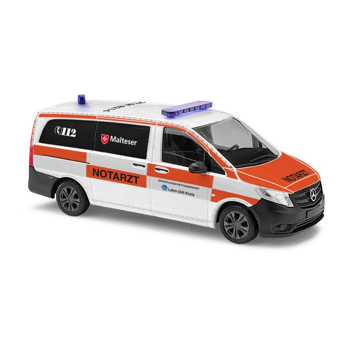 Busch 54806 - MB Vito, Malteser NEF Lahn-Dill-Kreis