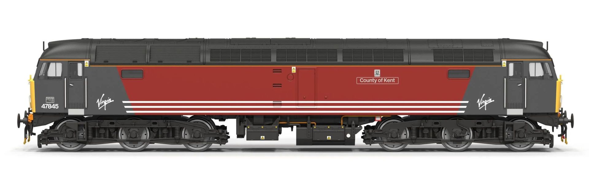 Diesellok Class 47, 47845 'County of Kent', Virgin Trains, Ep.V