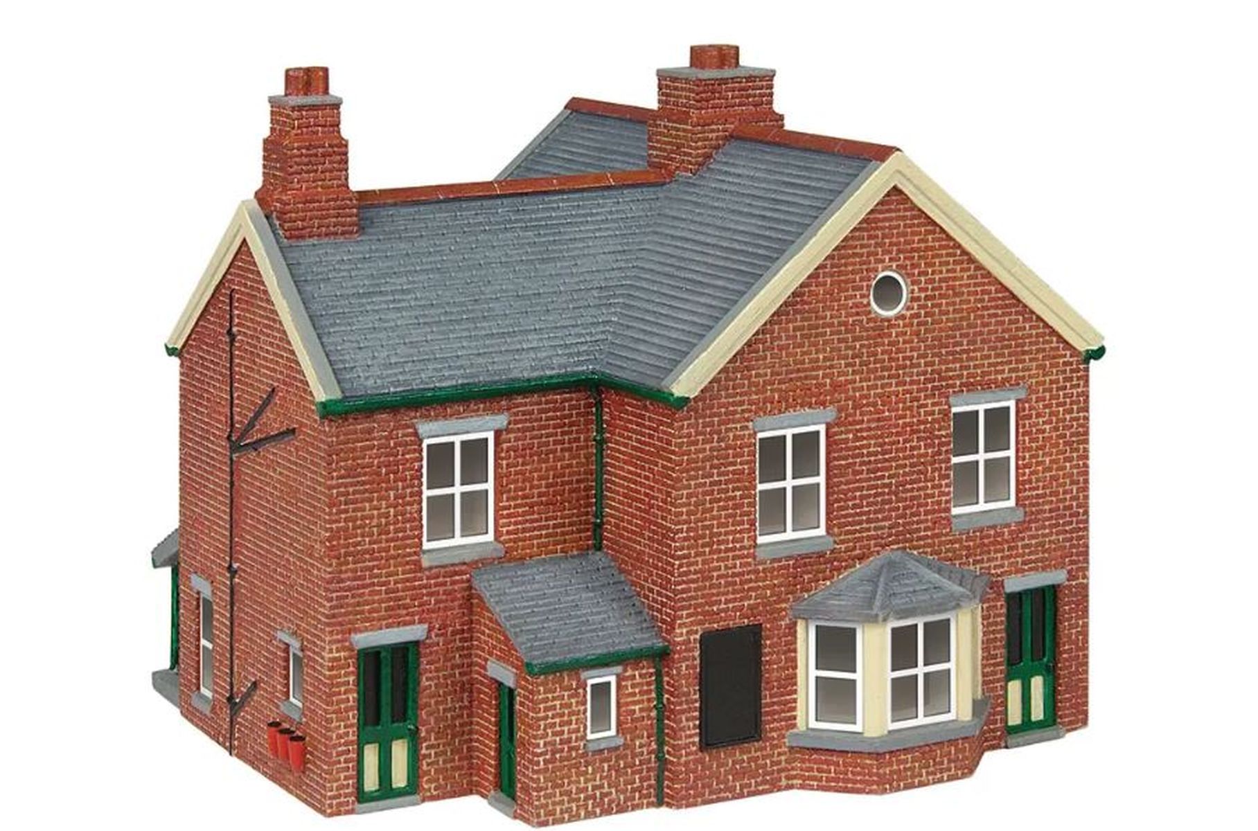 Hornby TT9017 - Bahnhofsbüro, aus roten Ziegelsteinen