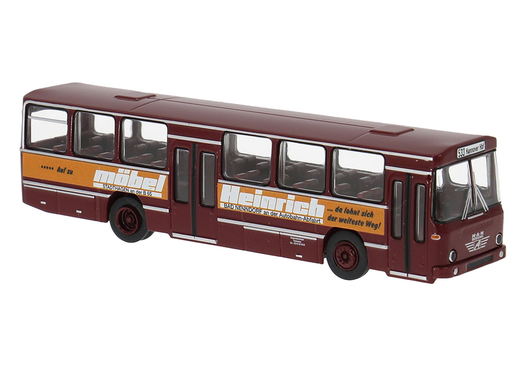 Brekina 59272 - MAN-Büssing BS 120N des RVH