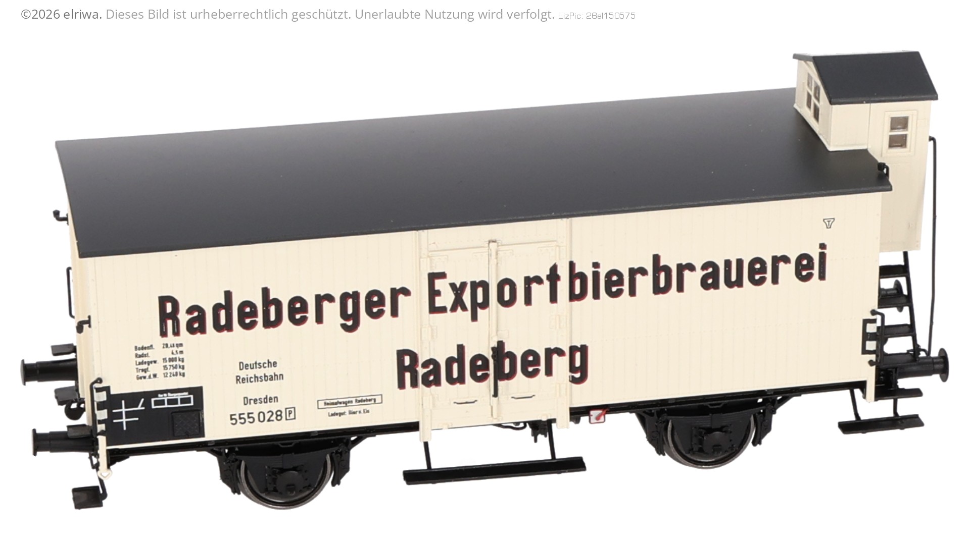 Brawa 50642 - Bierwagen G10, DRG, Ep.II 'Radeberger'