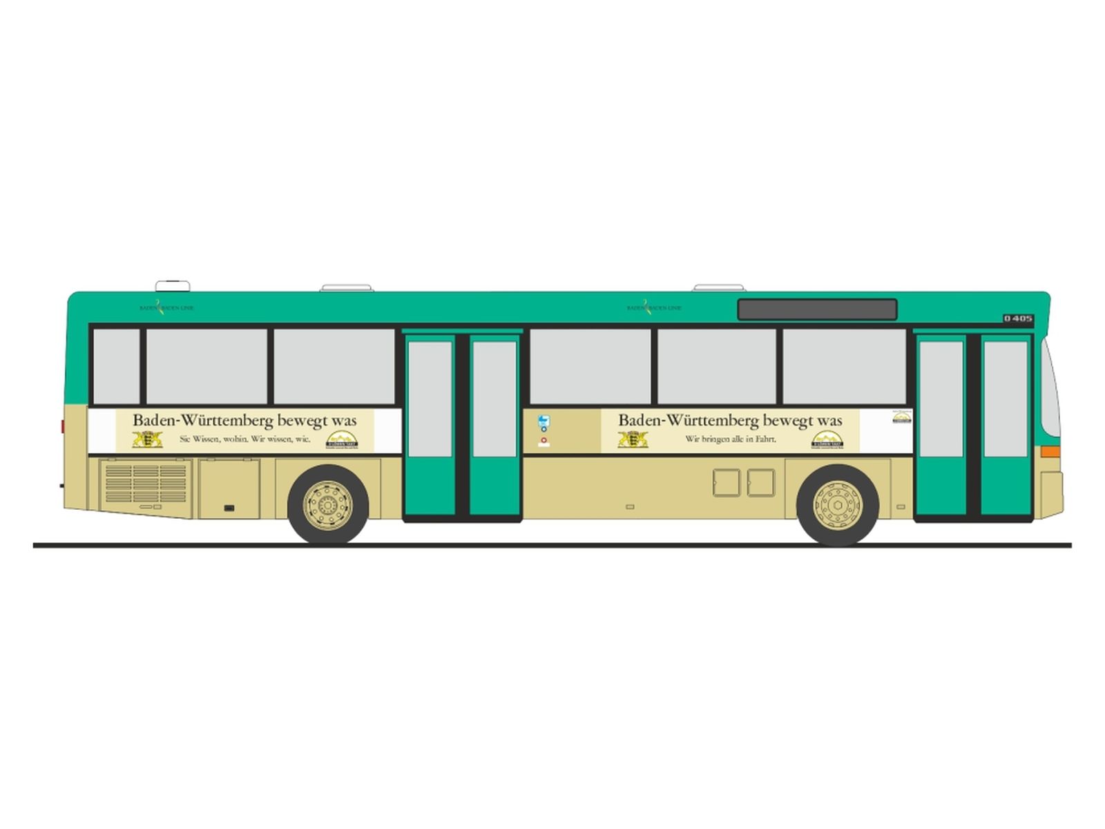 Rietze 71848 - Mercedes-Benz O 405 Stadtwerke Baden-Baden