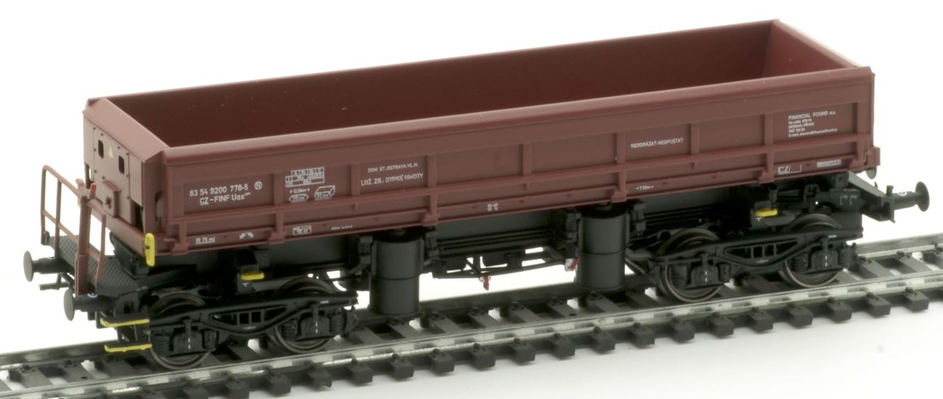 Albert Modell 920010 - Offener Güterwagen Uas, CZ-FINF, Ep.VI