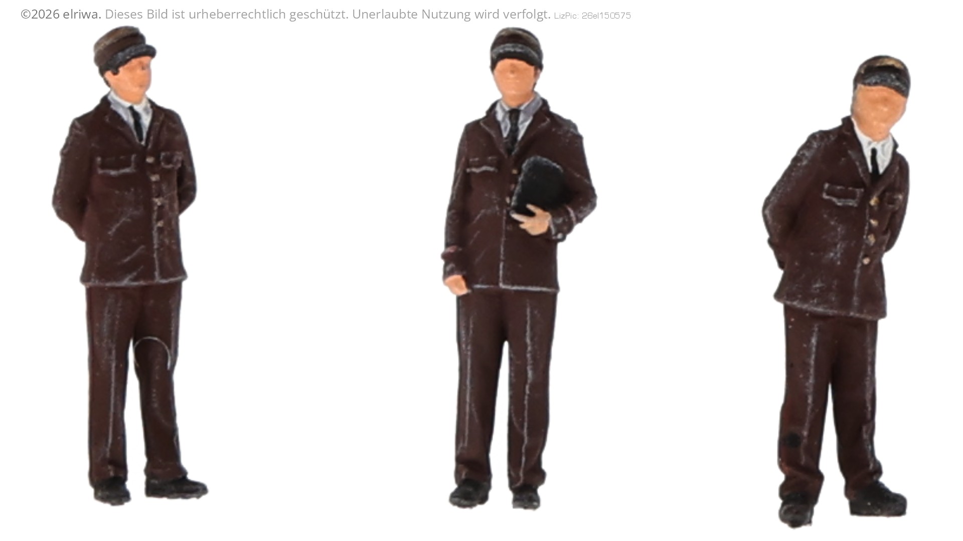 L.S. Models 89652 - 3er Set Zugbegleiter CIWL, Ep.IV