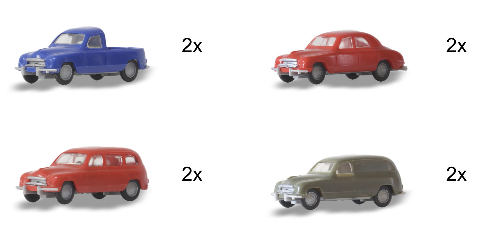 igra 67918115 - Skoda 1201 Bausätze, 8 Stück