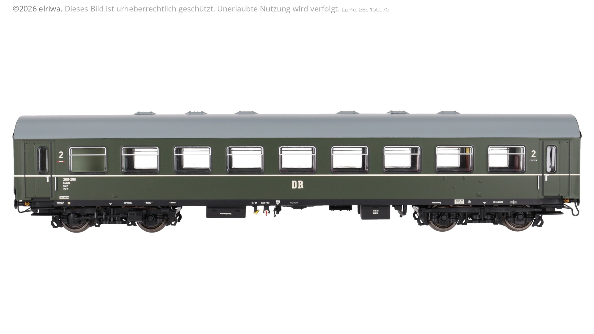 Brawa 50809 - Personenwagen B4mgl, DR, Ep.III