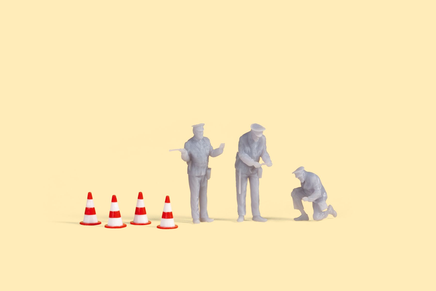 Auhagen 43684 - Figuren Verkehrskontrolle