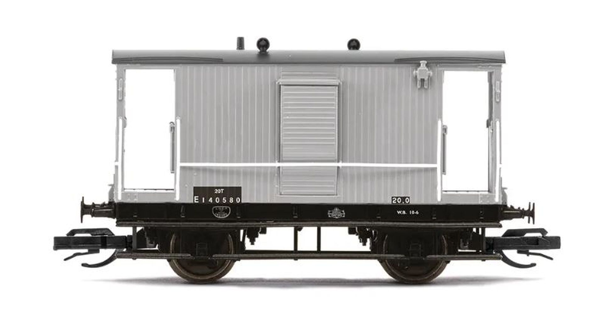 Hornby TT6045 - Gedeckter Güterwagen ex LNER Brake Van E140580, BR, Ep.III