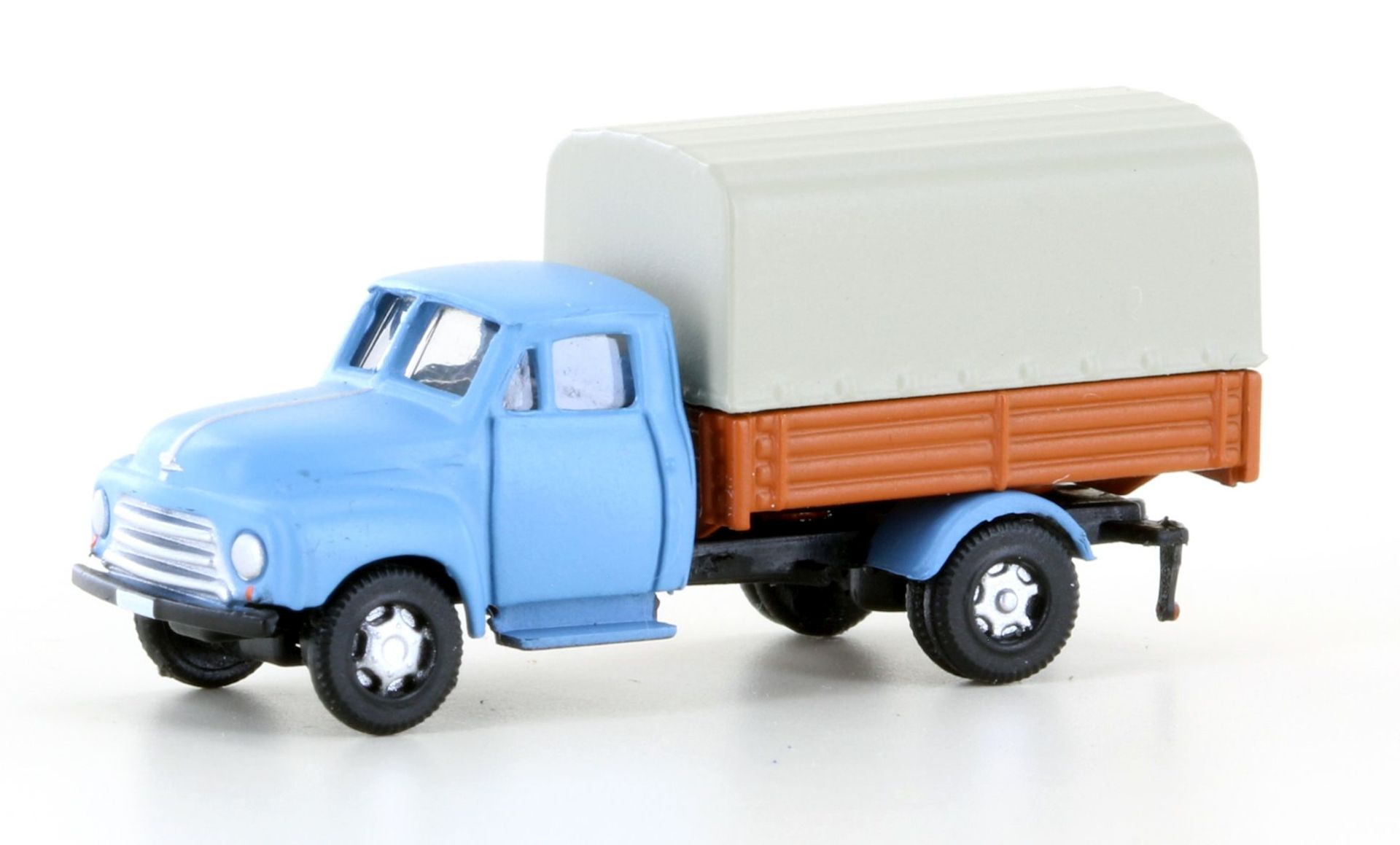 MiNis LC3232 - Opel Blitz Pritsche/Plane, blau