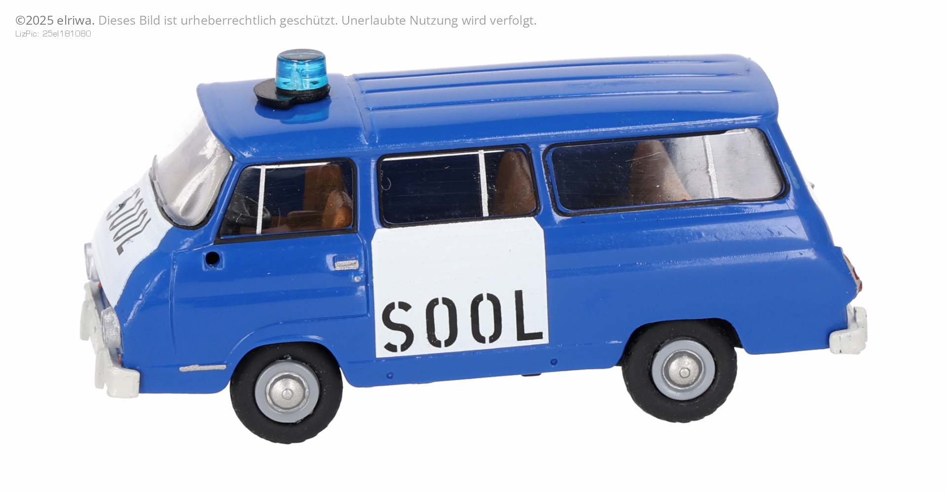 Brekina 30818 - Skoda 1203 Bus blau, SOOL, 1969