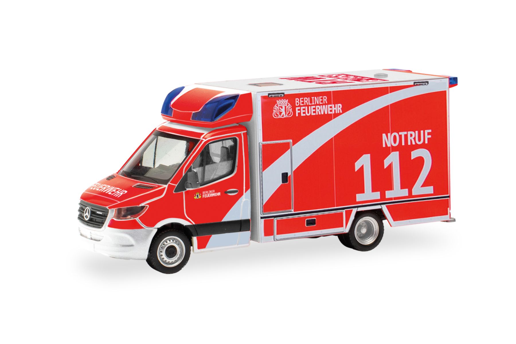 Herpa 098953 - Mercedes-Benz Sprinter '18 Rettungswagen "Berliner Feuerwehr"