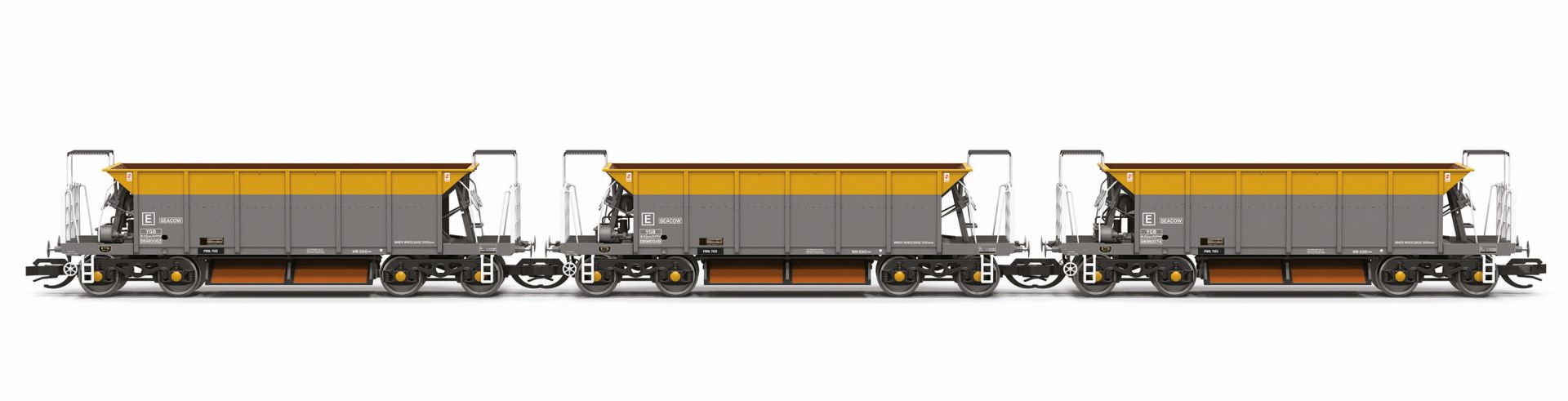 Hornby TT6066 - Güterwagen YGB Seacow Triple Pack, Civil Engineers, Ep.IV-V
