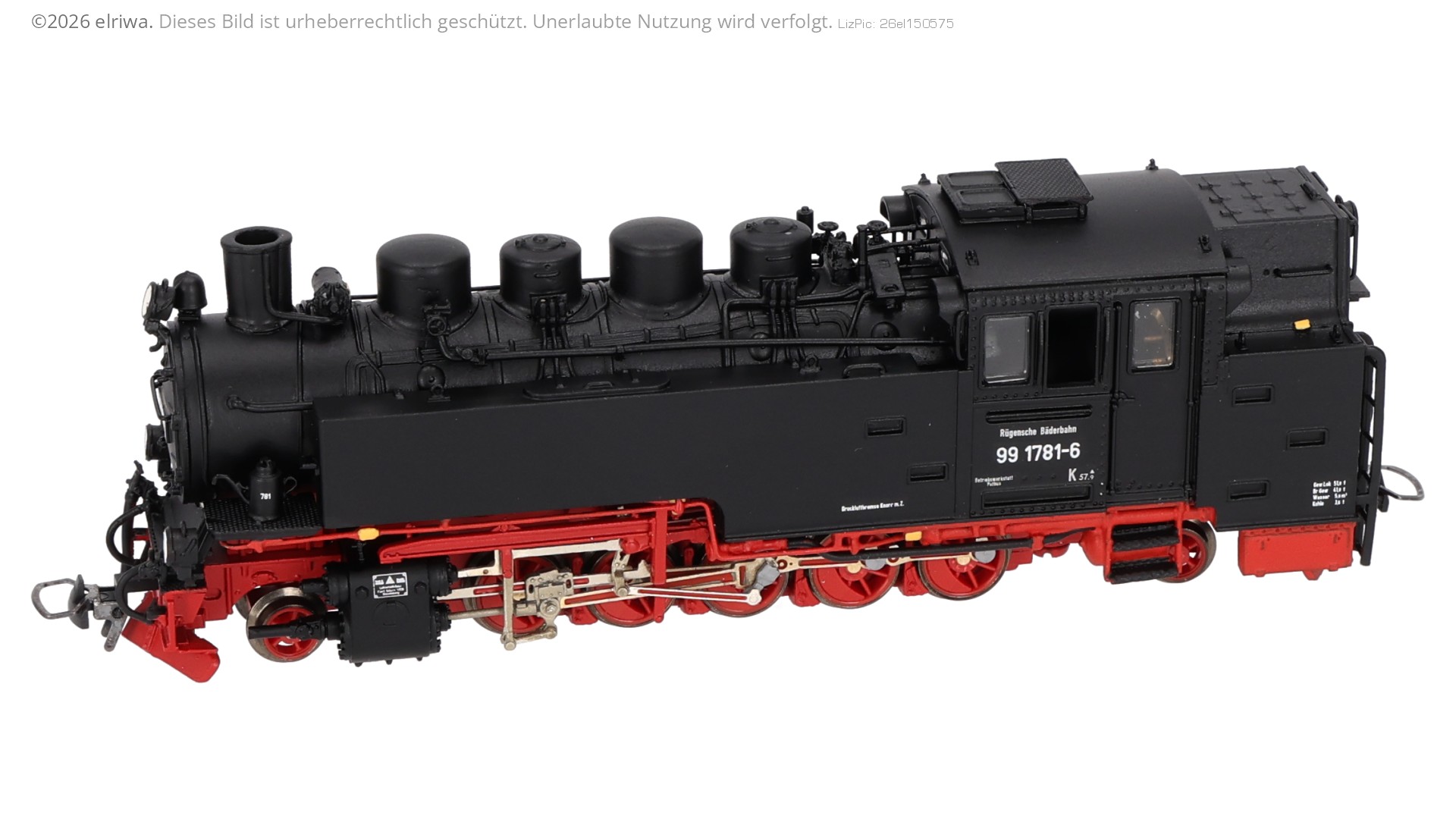 Bemo 1017896 - Dampflok 99 1781-6, RüBB, Ep.VI