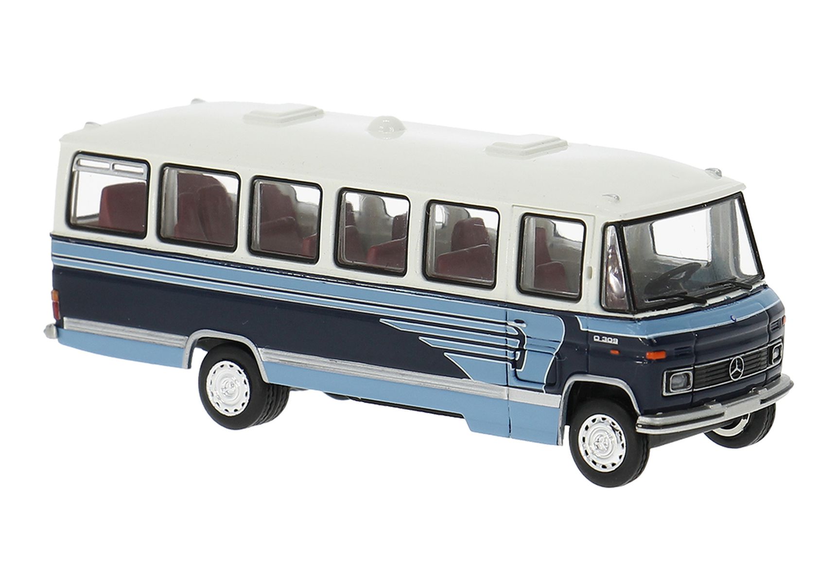 Brekina 36750 - MB O309 in weiß/blau