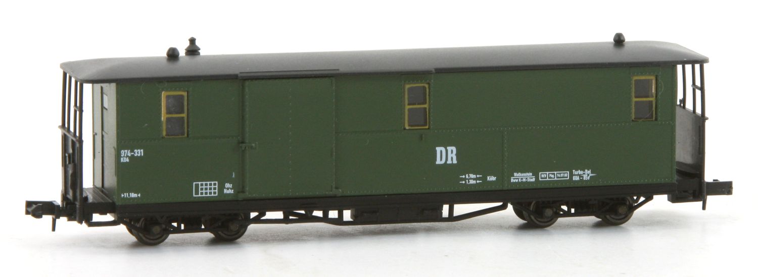 Karsei 29022 - Gepäckwagen 751 mit Wagenkastenbeschriftung, DR, Ep.IV