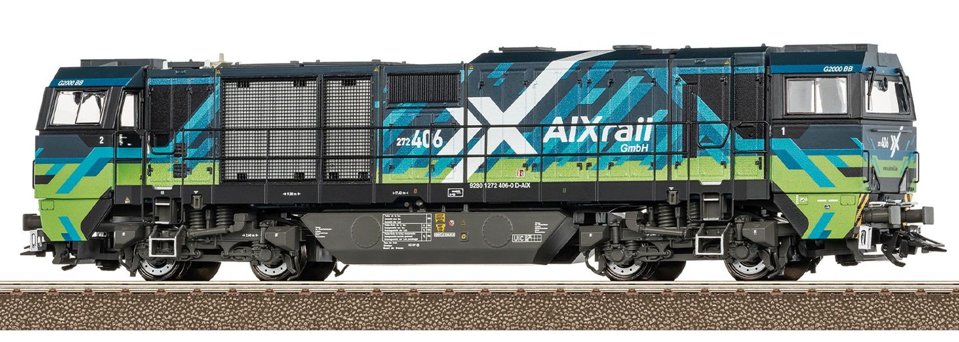 Trix 22942 - Diesellok G2000, 272 406-0, AIXrail, Ep.VI, DC-MFX-Sound