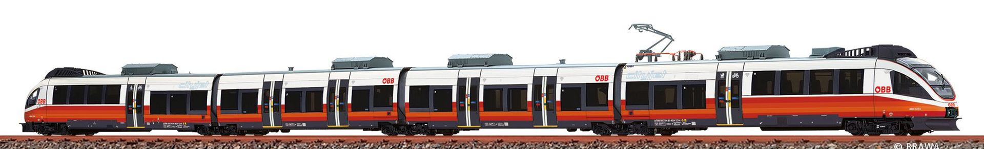 Brawa 44268 - Triebwagen 'Talent' 4024 127-4 'City-Jet', ÖBB, Ep.VI, DC-Sound