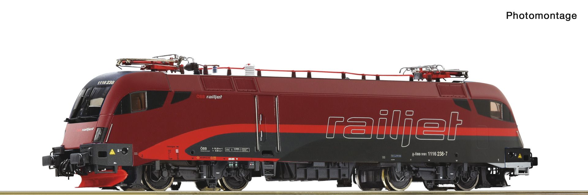 Roco 7500208 - E-Lok 1116 238-7 'Railjet', ÖBB, Ep.VI