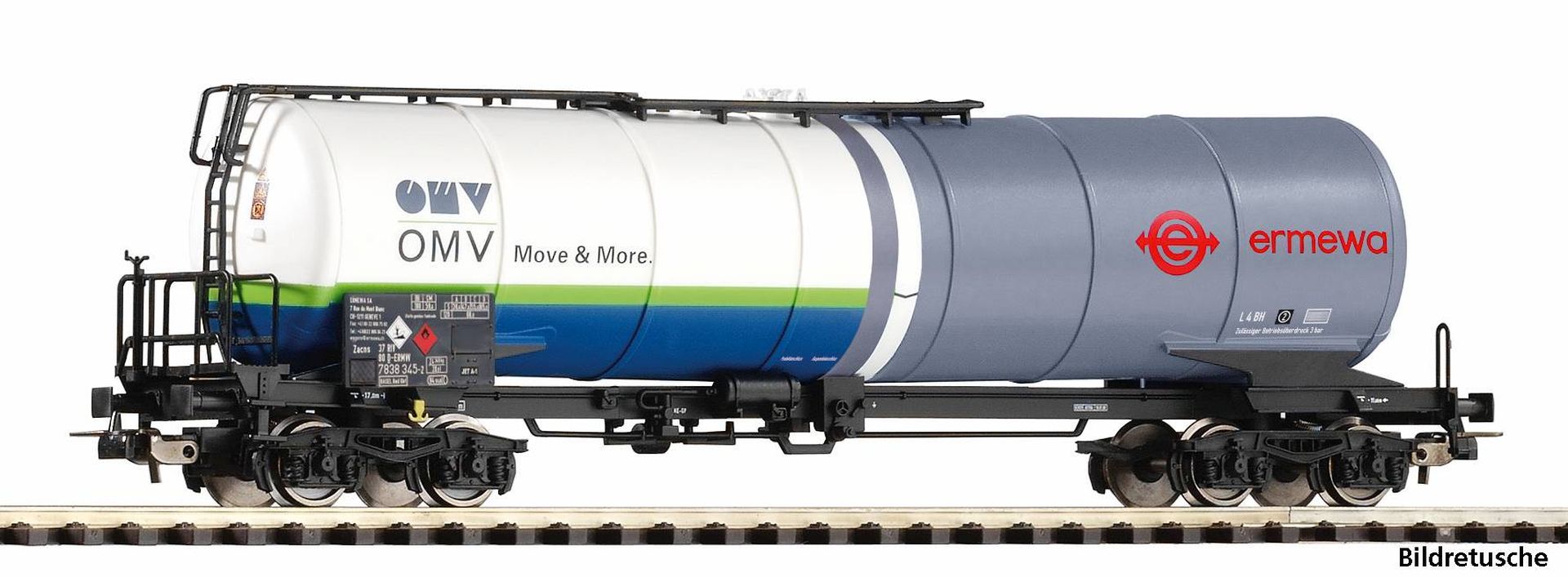 Piko 24627 - Knickkesselwagen, Ermewa/OMV, Ep.VI