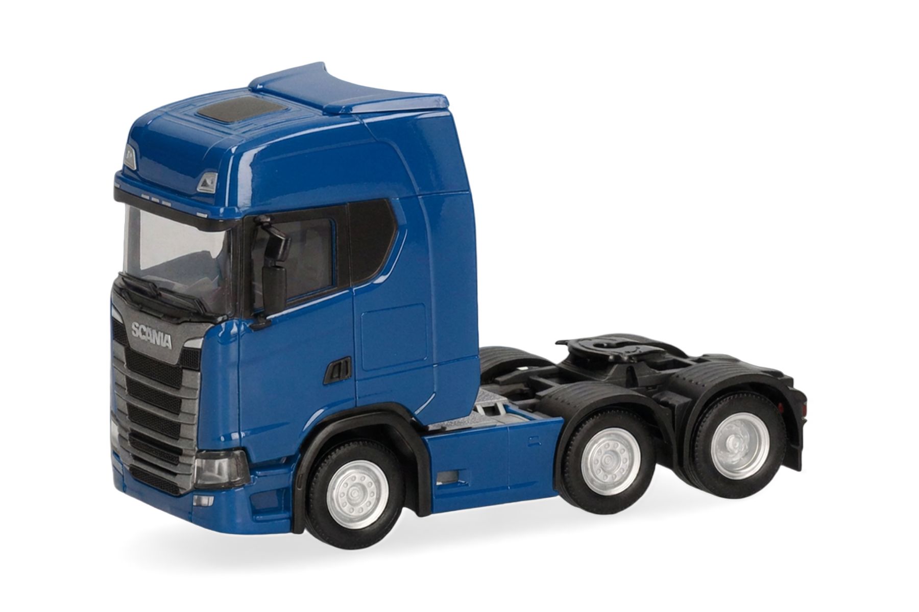 Herpa 307543-006 - Scania CS 20 Hochdach Zugmaschine 3achs (6x2), blau