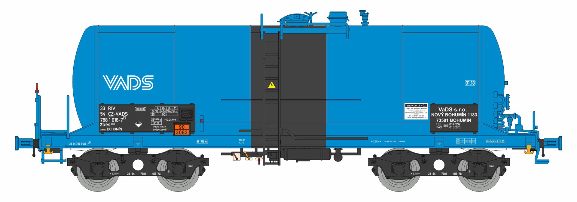 igra 96101013 - Kesselwagen Zaes, CD, Ep.VI 'VADS' Bausatz igra 96101013 - Kesselwagen Zaes, CD, Ep.VI 'VADS' Bausatz