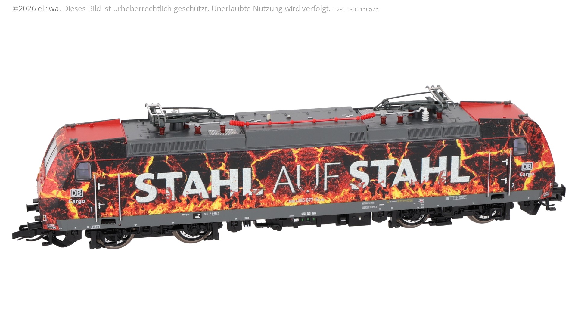 Roco 7580019 - E-Lok 185 077-5, DBAG, Ep.VI 'STAHL AUF STAHL'