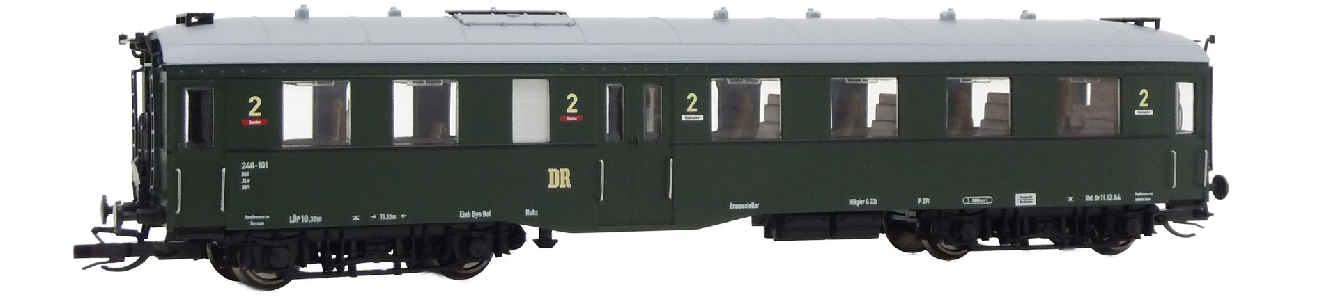 Saxonia 120004-2 - Personenwagen Bauart 'Altenberg', 2./3. Klasse, DR, Ep.III